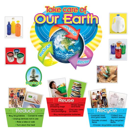 Trend Enterprises Reduce Reuse Recycle Bulletin Board Set - Trend Bulletin Board Storage Box Trend Enterprises Reduce Reuse Recycle Bulletin Board Set - Trend Bulletin Board Storage Box